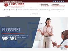 Tablet Screenshot of flossnet.co.za